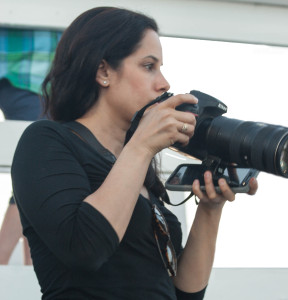 Lisa Singh taking photo